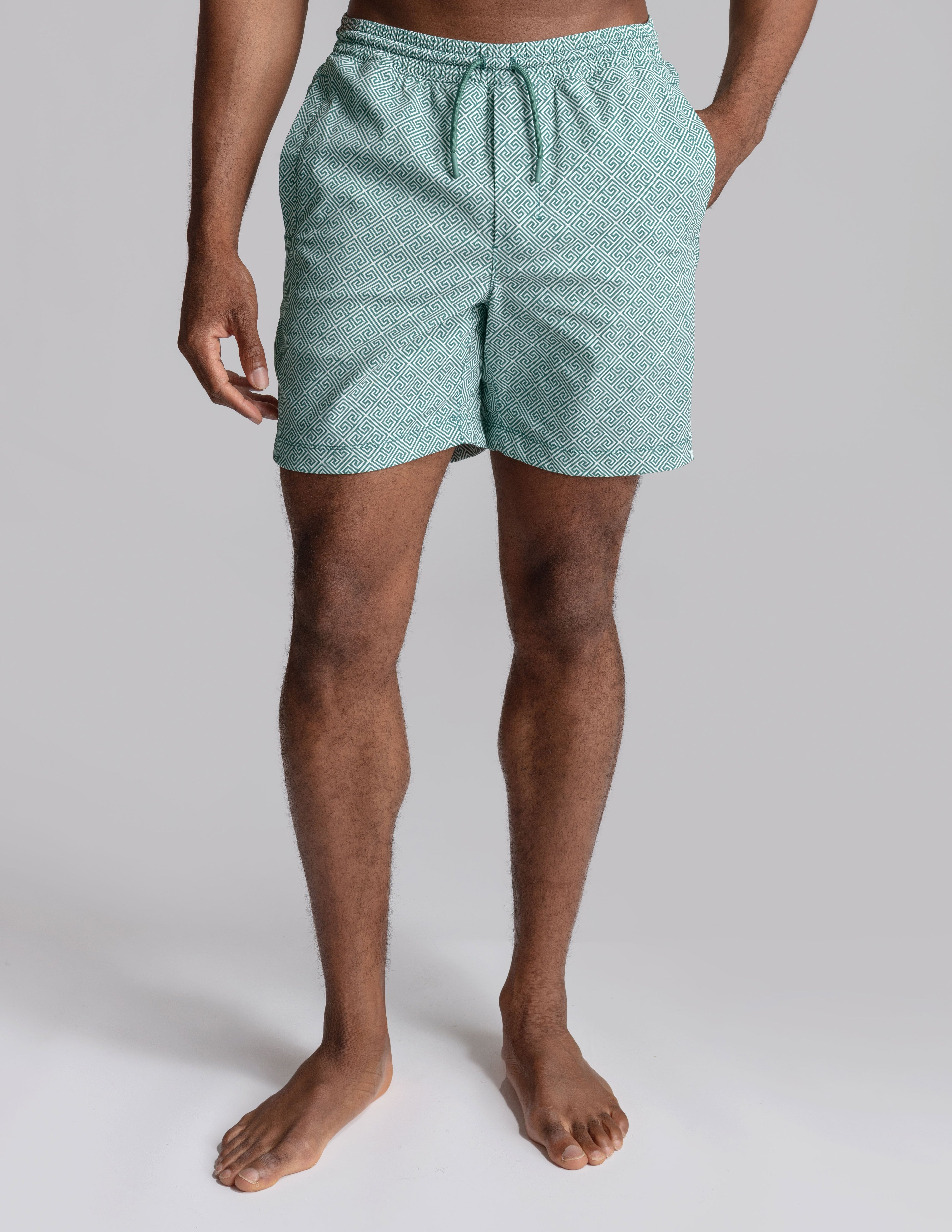 Swim Shorts - Delphi Green (The Ibiza Ease)