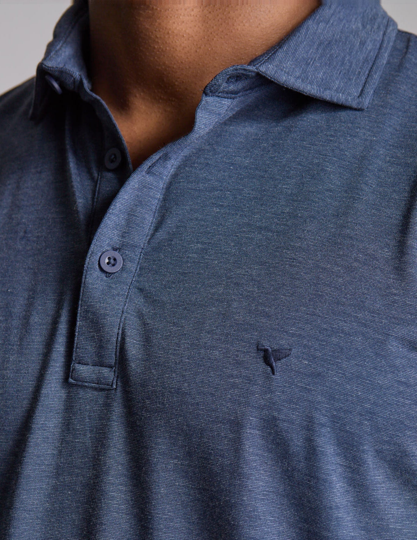 NoSweat Polo - Navy Heather (The Last Call)