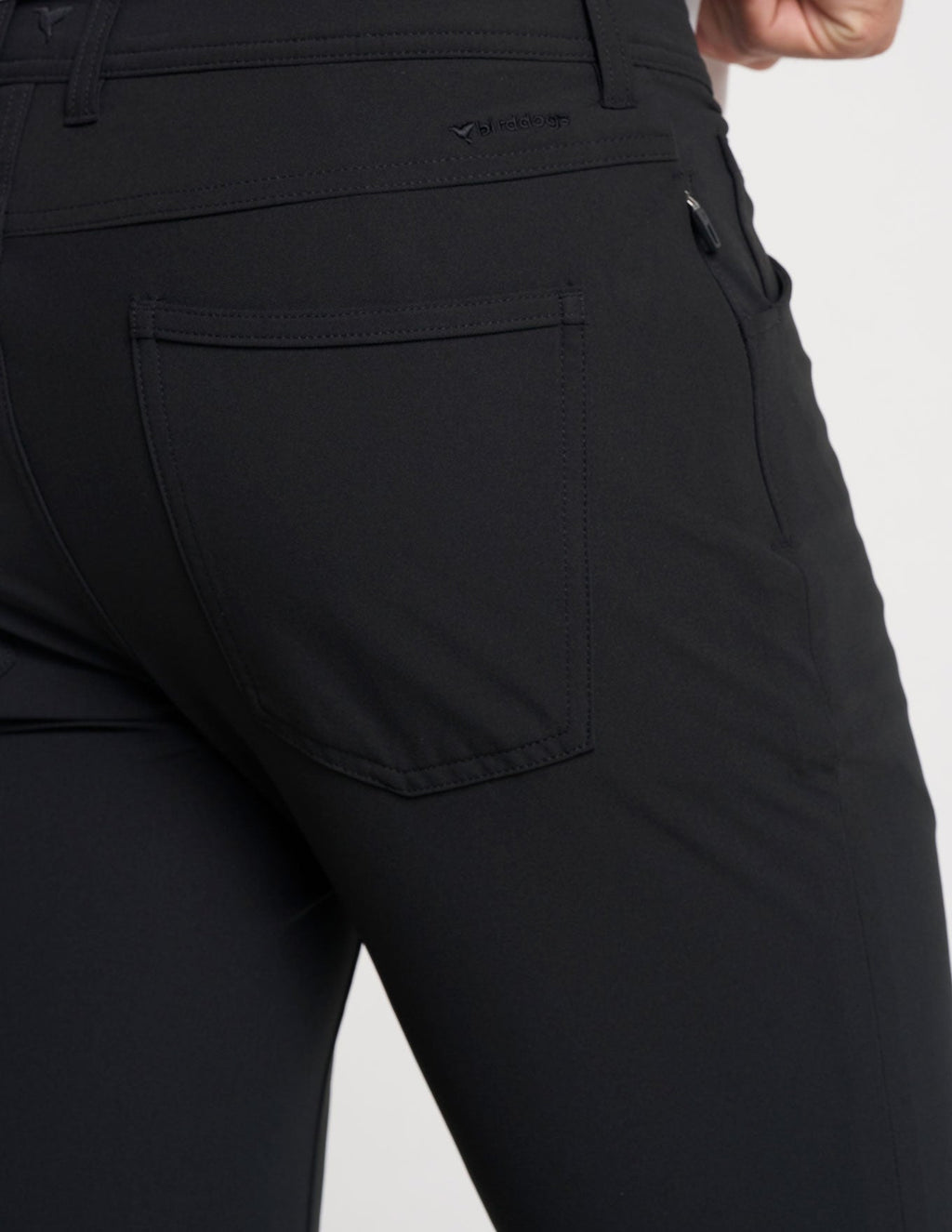 5-Pocket Tech Pants - Black - Slim Fit (Buzzed Gravity)
