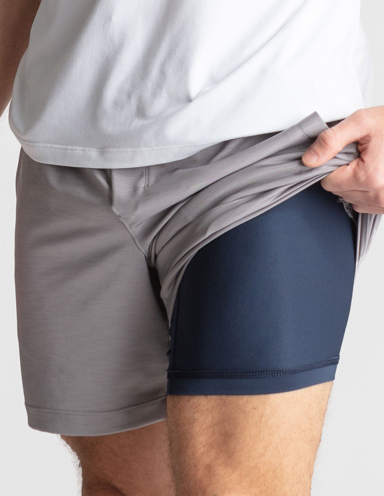 Gym Shorts 2.0 - Gray Heather (The Kung Pow-ers)