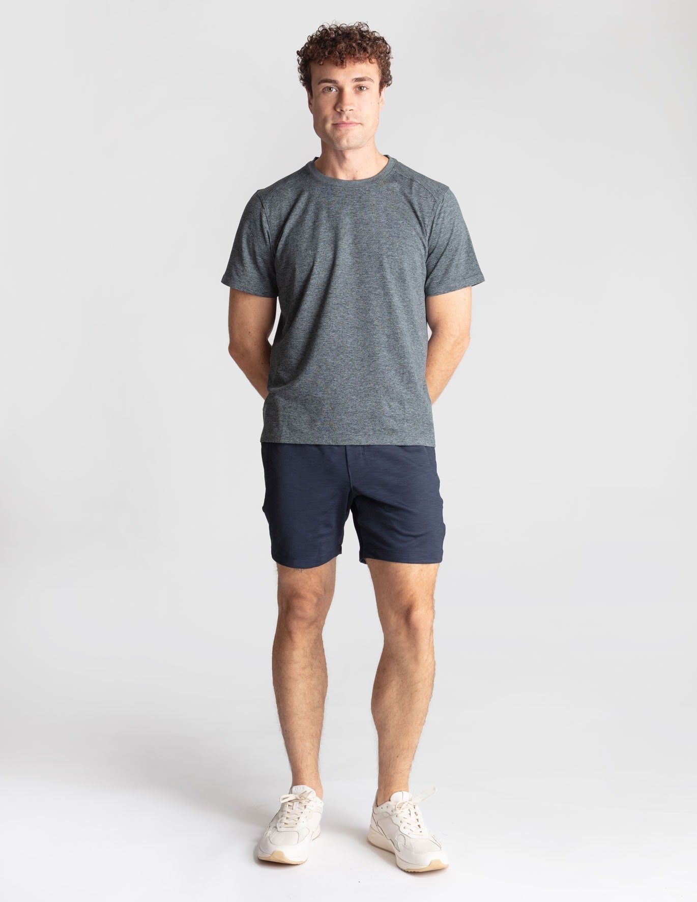 Gym Shorts 2.0 - Navy Heather (The Tae Kwon Don'ts)