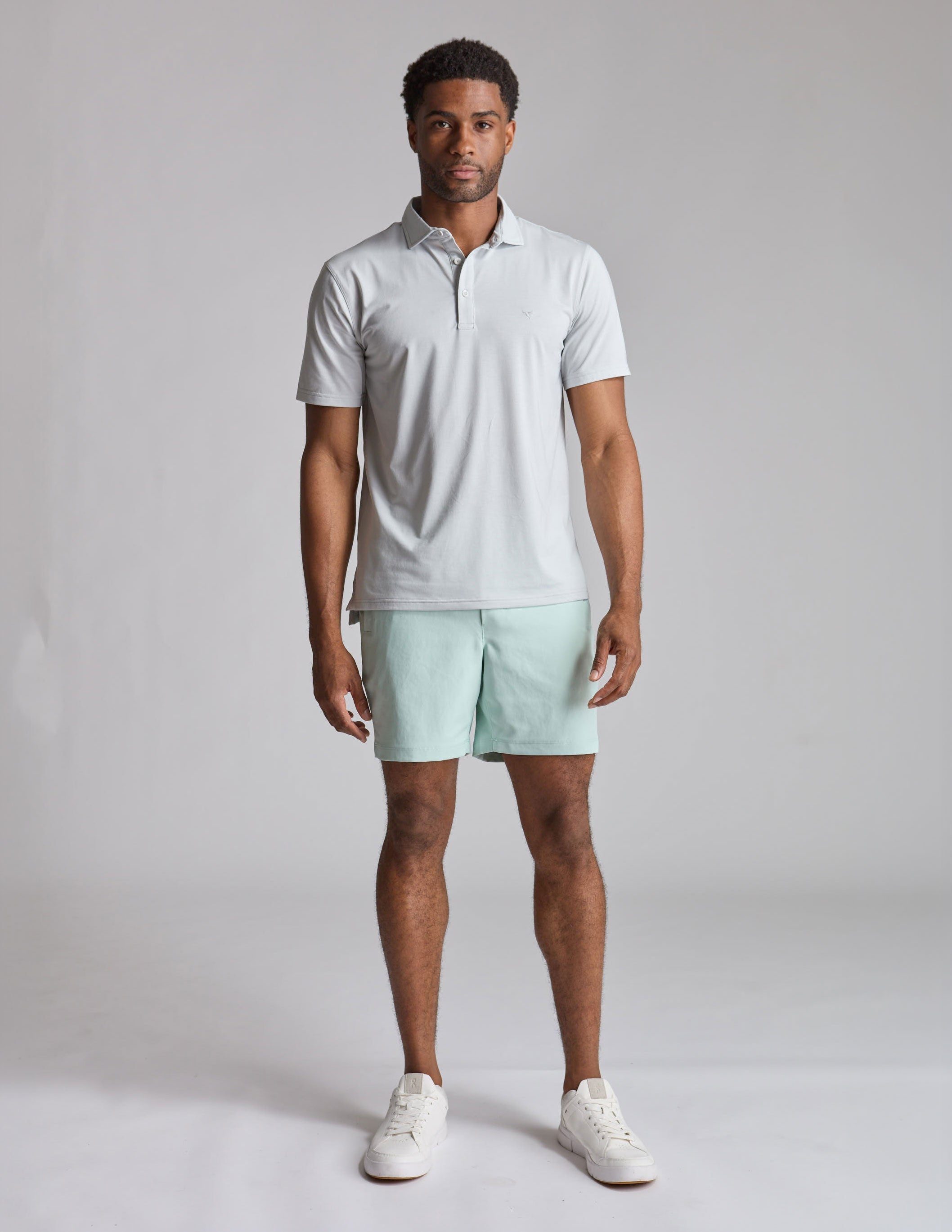NoSweat Polo - Light Gray Heather (The Extra Inning)