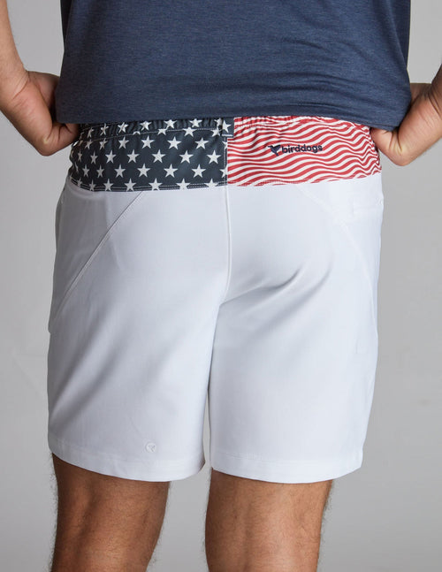 3 in 1 Khaki Shorts - White &amp; Full Glory (The No Metric Systems)