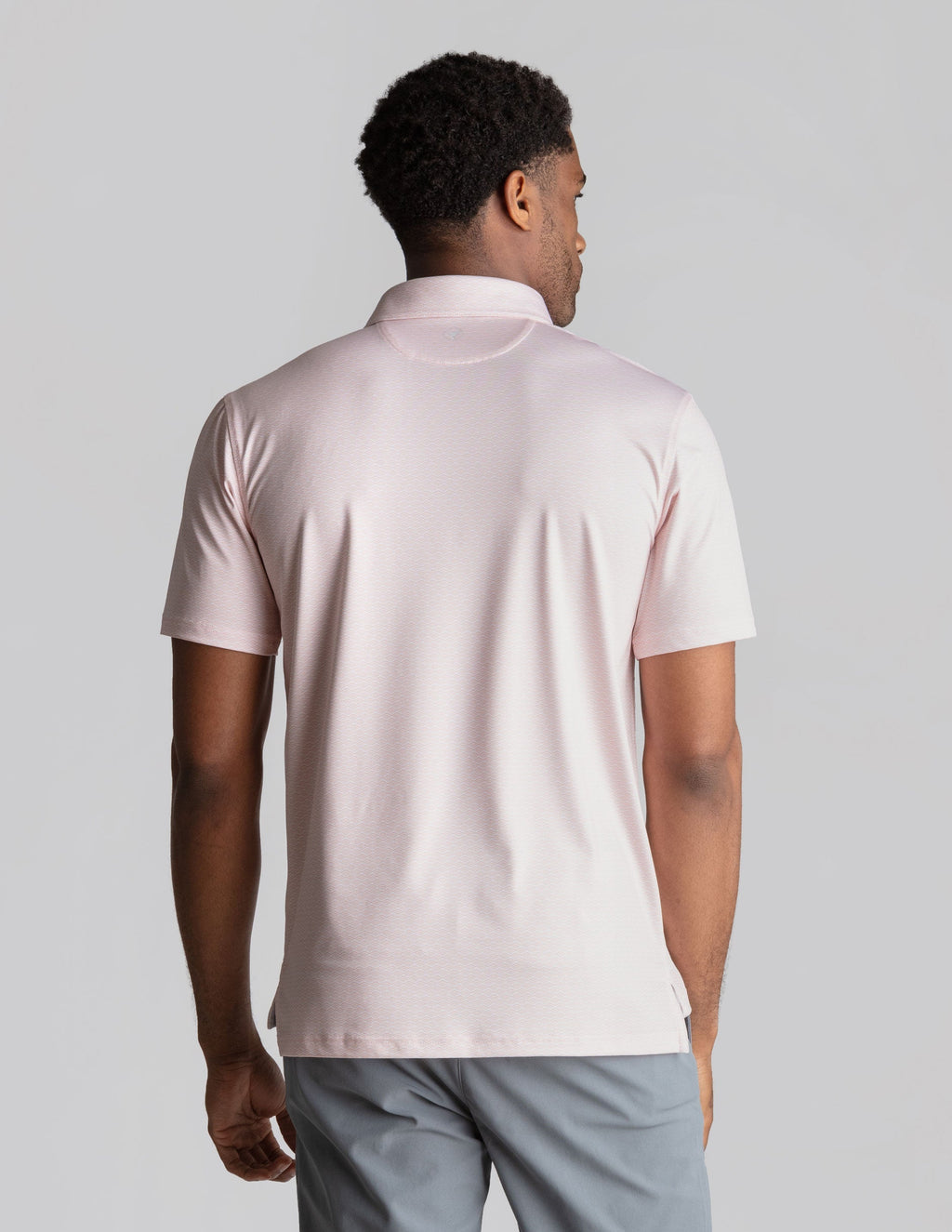 NoFlop Golf Polo - Orange Wave (The Nine &amp; Wine Crew)