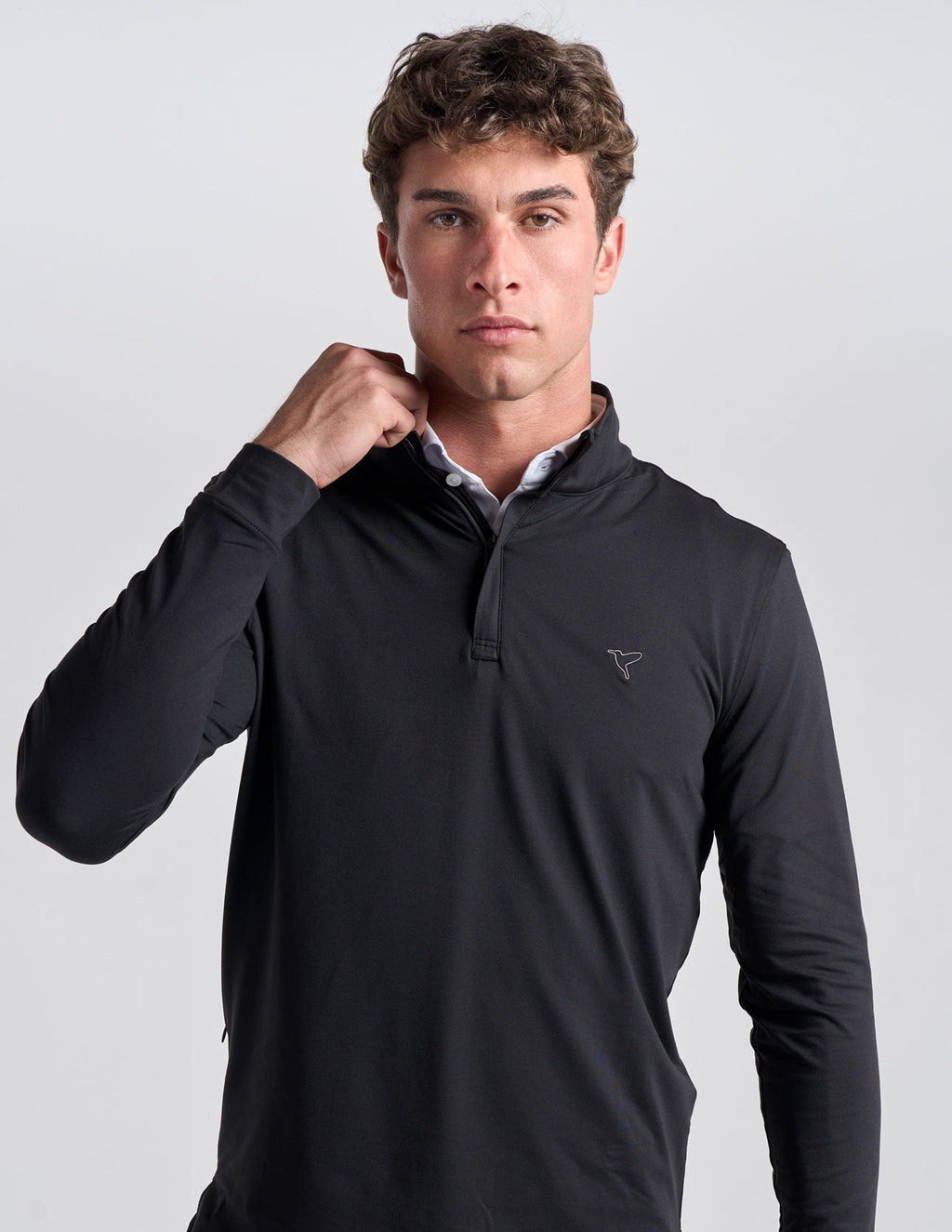 Quarter Zip - Black (The Nightwalk)