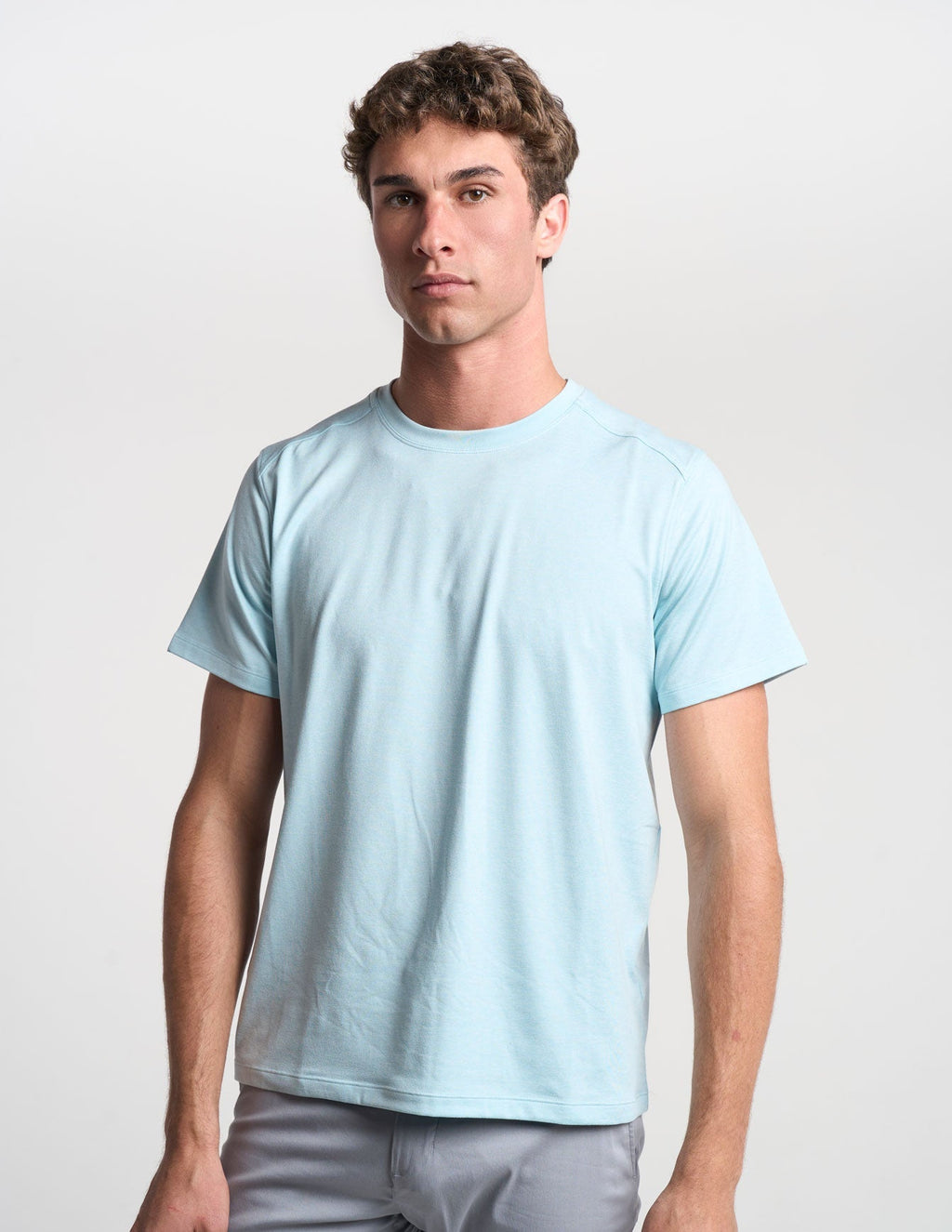 Supersoft Tee - Light Blue Heather (The Three-Peat Pending)
