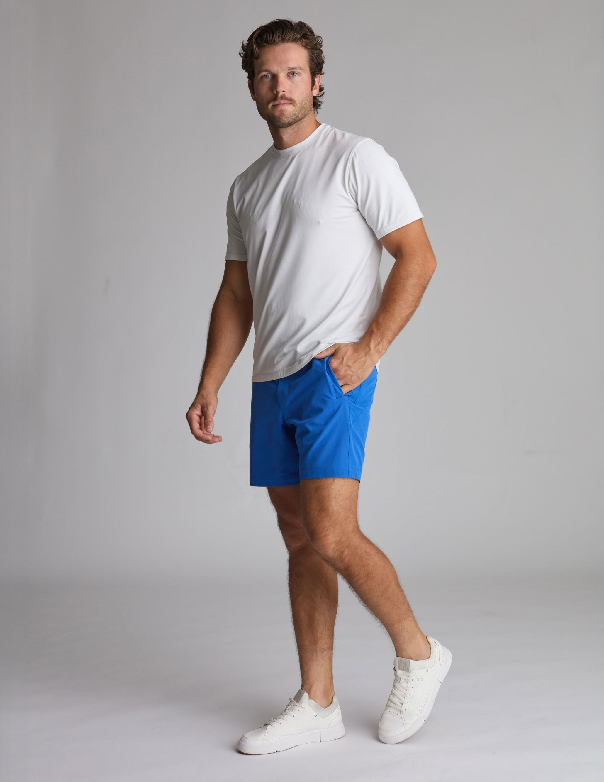 Gym Shorts - Wave Maker Blue (The Dock Gobblins)